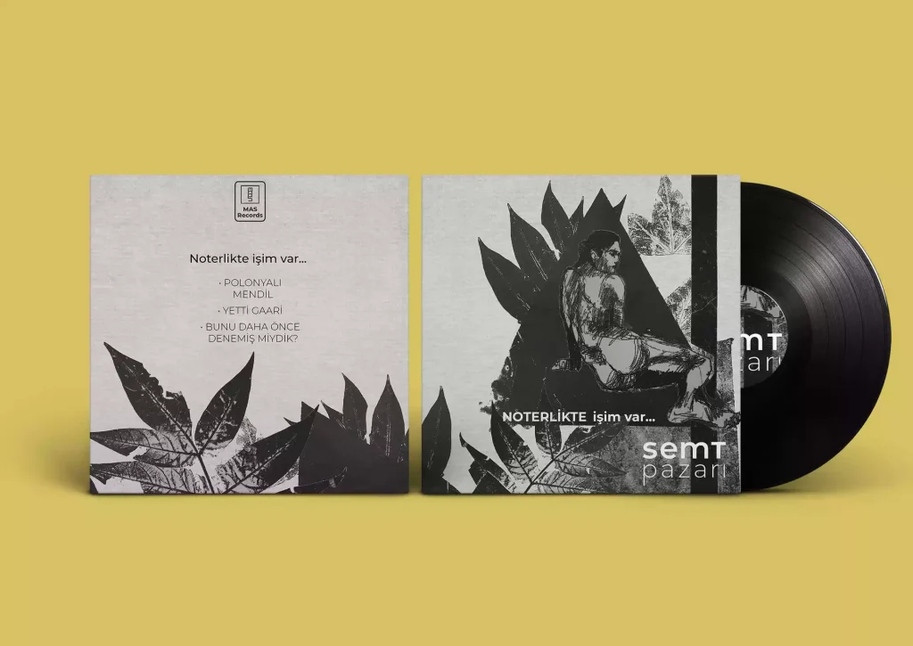 A mockup of Semt Pazarı album cover.